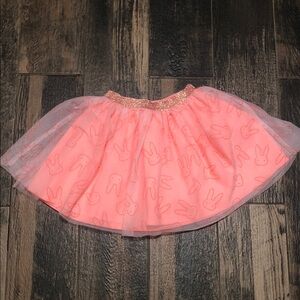 Cat & Jack Pink Tulle Skirt with Glitter Waistband